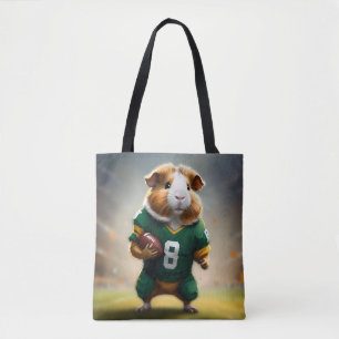 Bolsa Tote Futebol Guiné Pig,