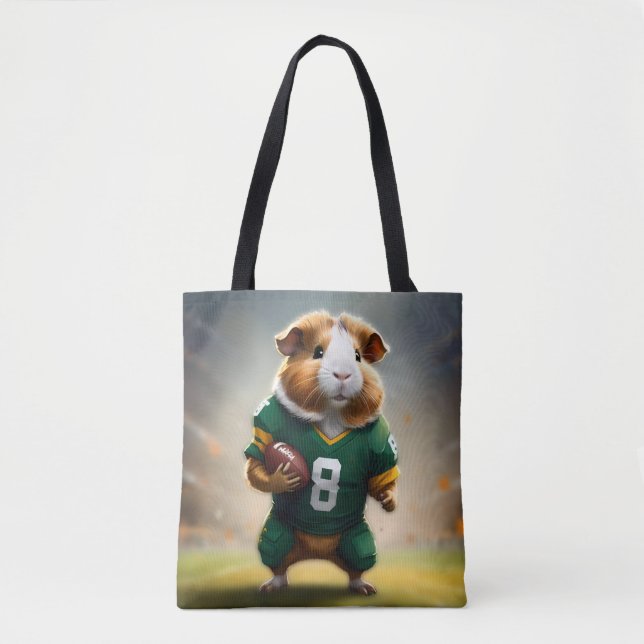 Bolsa Tote Futebol Guiné Pig, (Frente)