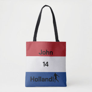 Bolsa Tote Futebol holandês, personalizável