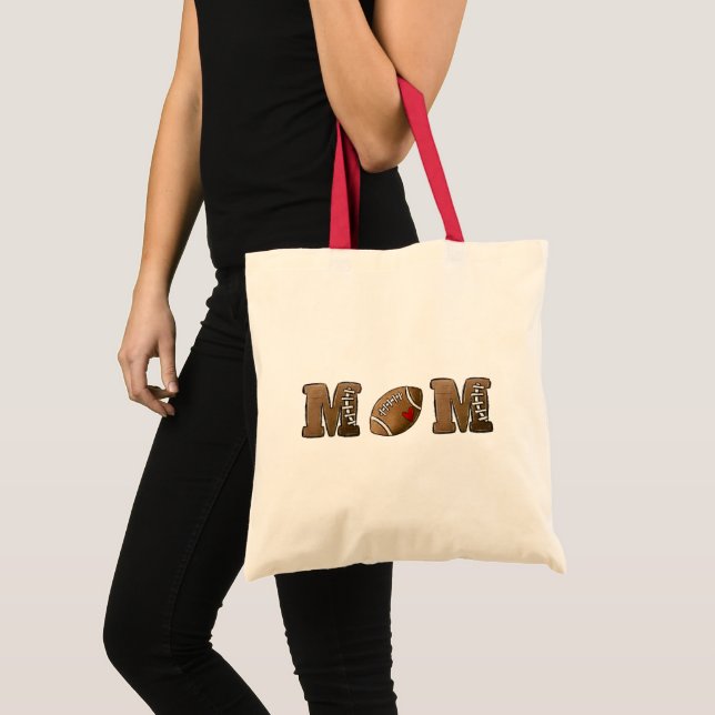 Bolsa Tote Futebol Mamãe Cute Trendy (Frente (produto))
