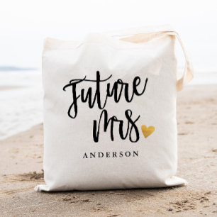 Bolsa Tote Futura Sra. caligrafia