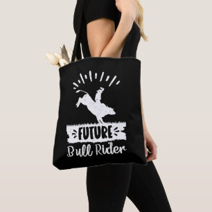 Bolsa Tote Futuro Bull Rider Touro Rodeado Oferece Ideias