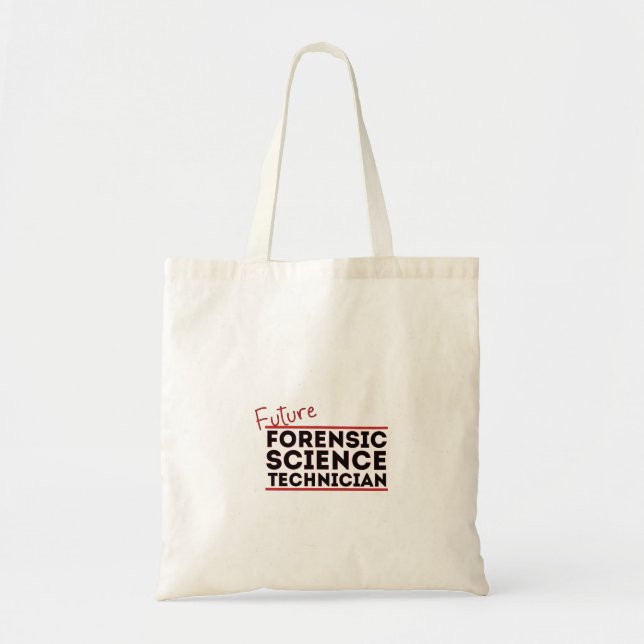Bolsa Tote Futuro Técnico de Ciência Forense (Frente)