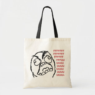 Bolsa Tote Fuuuu do fuuu da cara da raiva