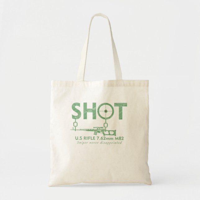 Bolsa Tote Fuzil de Sniper 7.62 M82 Força Militar (Frente)