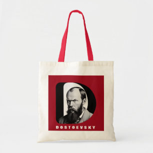Bolsa Tote Fyodor Dostoevsky Carta Retrato D presente
