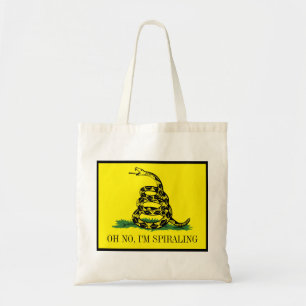 Bolsa Tote Gadsden Flag Parody: Estou Espirando