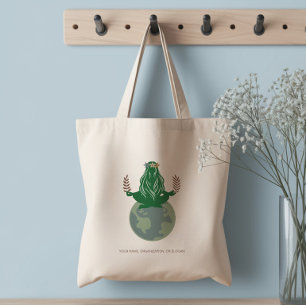 Bolsa Tote Gaia Deusa da Terra, Mãe Terra, Dia da Terra