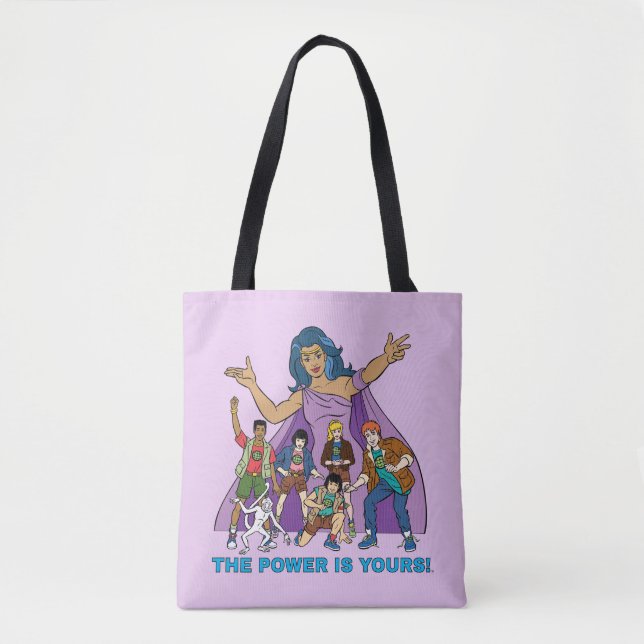 Bolsa Tote Gaia e a Grafia dos Planeteiros (Frente)