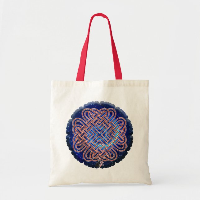 Bolsa Tote Galáctico Celta Knot Tote Bag (Frente)