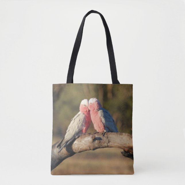 Bolsa Tote Galahs Rosa (Frente)
