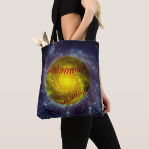 Bolsa Tote Galáxia Espacial Exterior Exclusiva de Softball