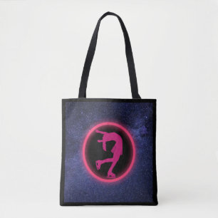 Bolsa Tote Galáxia Ice de Patinação Figura