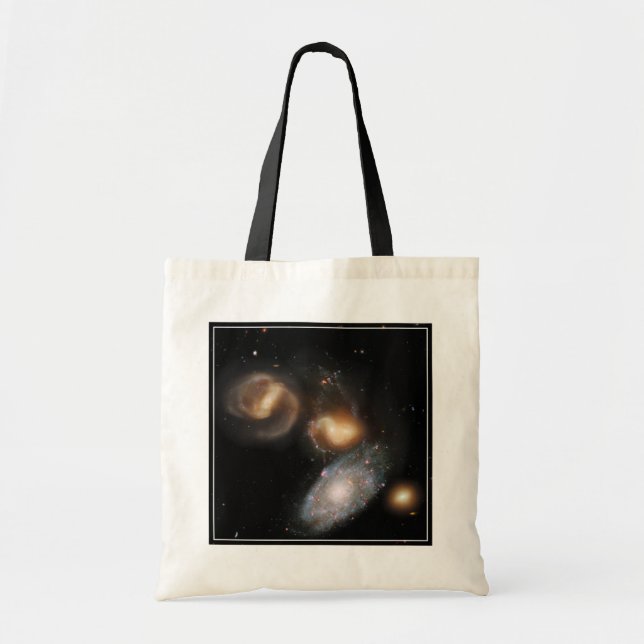 Bolsa Tote Galáxias Quintet de Stephan (Frente)