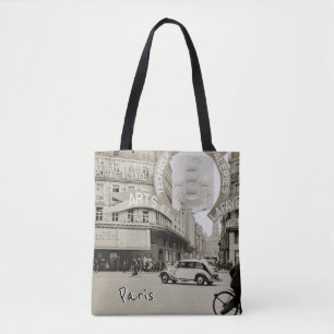 Bolsa Tote Galerias Lafayette Paris Haussmann 1940 Fotografia
