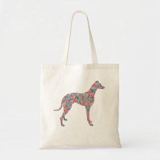 Bolsa Tote galgo floral