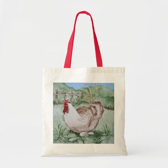 Bolsa Tote Galinha e ovos (Frente)