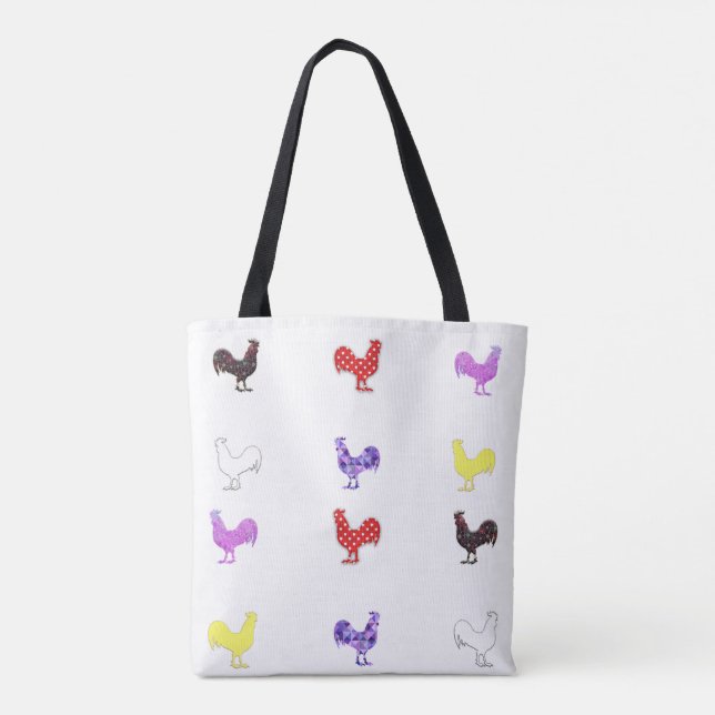 Bolsa Tote Galinha Hens Thunder_Cove (Verso)