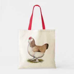 Bolsa Tote Galinha Salmon de Faverolle