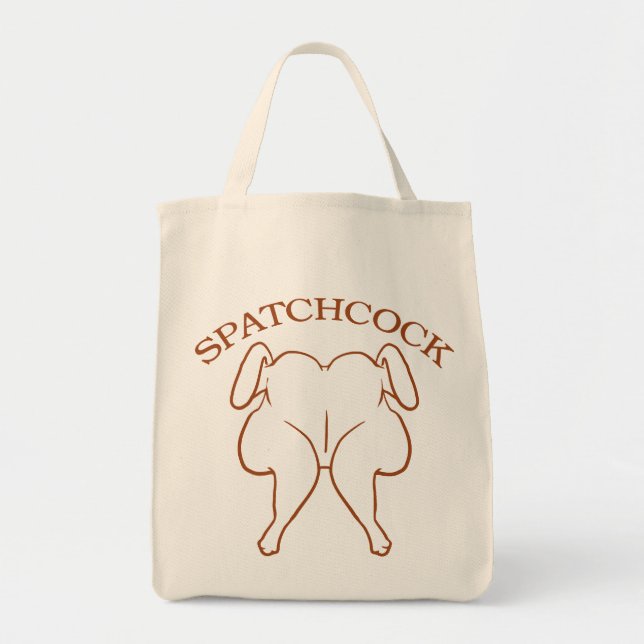 Bolsa Tote Galinha Spatchcock (Frente)