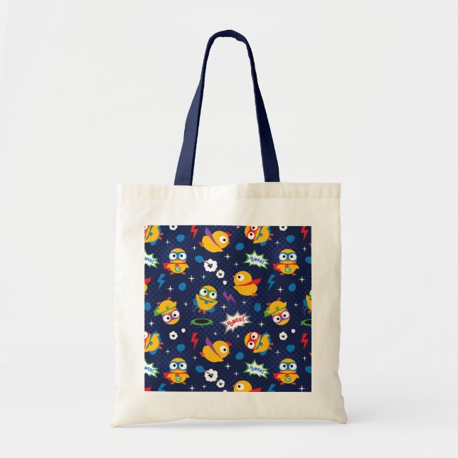 Bolsa Tote Galinha Super Herói (Frente)