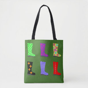 Bolsa Tote Galinhas Coloridas