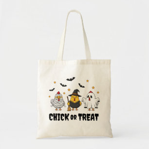 Bolsa Tote Galinhas Engraçadas Saco de Tote do Halloween