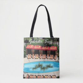 Bolsa Tote Galveston, Texas - Hotel San Luis Sundeck - 