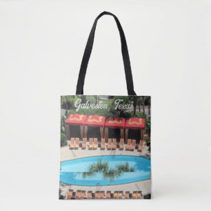 Bolsa Tote Galveston, Texas - Hotel San Luis Sundeck -