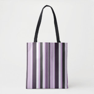 Bolsa Tote Gamas Verticais Contemporâneas Lilac Eficazes