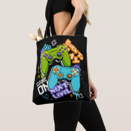 Bolsa Tote Game controllers Graffiti  Gaming Born To Play 