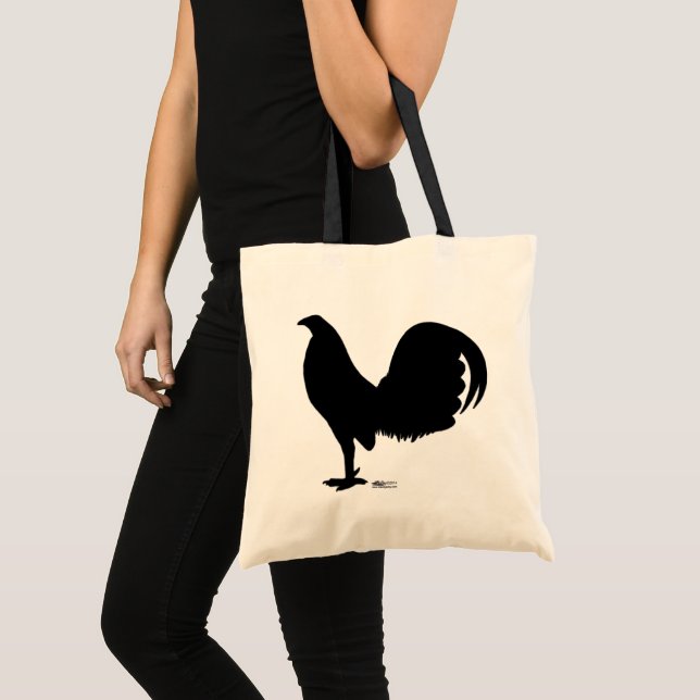 Bolsa Tote Gamecock Rooster Silhouette (Frente (produto))