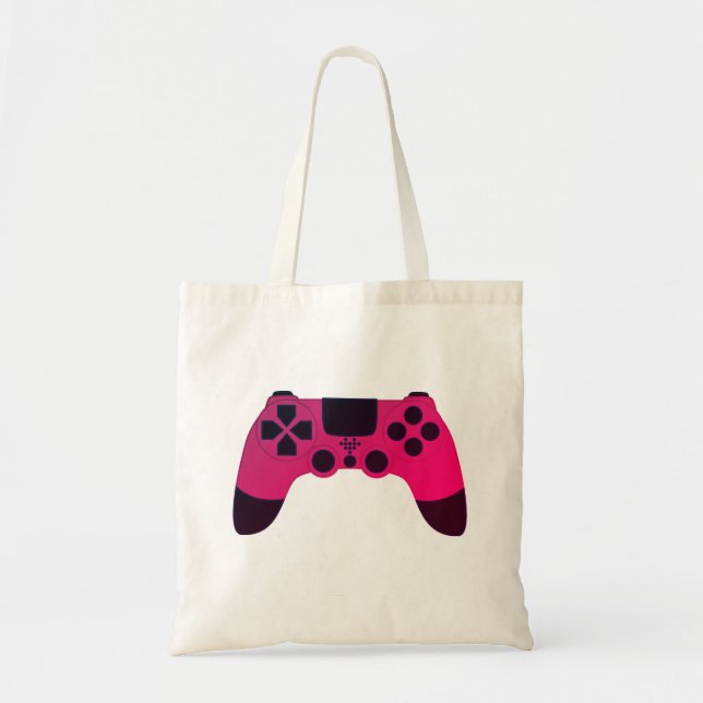 Bolsa Tote Gamer de Nerd de videogames de controladora de jog (Frente)