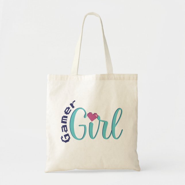 Bolsa Tote Gamer Girl - Presente Perfeito para Gam (Frente)