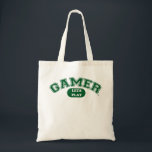 Bolsa Tote Gamer Style Athletic Department College Style<br><div class="desc">A cool athletic department style gamer design gaming tabletop pro choose your piece d-6 high roller funny boardgame humor first player hanging out with friends strategy or party game night design unique fun deluxe carry all canvas tote bag. Get a fun boardgame totebag today.</div>