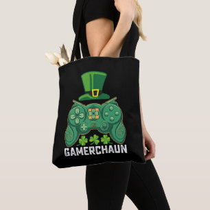 Bolsa Tote Gamerchaun Gamer Jogos St Patrick's Day