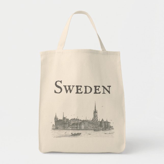 Bolsa Tote Gamla Stan, Estocolmo, Suecia (Frente)
