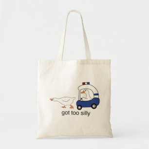 Bolsa Tote Ganso Engraçado Demais Humor Policial Engraçado