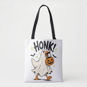 Bolsa Tote Ganso Fantasma Divertido de Halloween