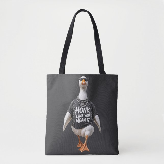 Bolsa Tote Ganso Legal Usando Óculos de Sol (Frente)