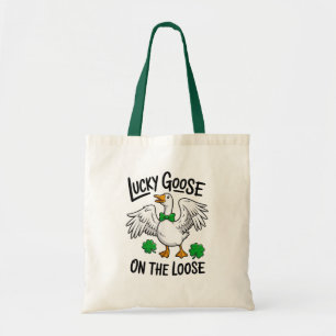 Bolsa Tote Ganso Sortudo à Solta Fun Ganso Shamrock
