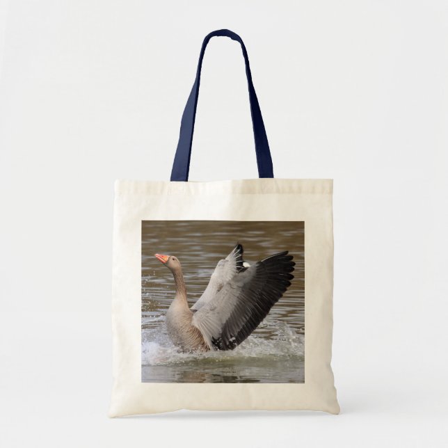 Bolsa Tote Gansos de pato bravo europeu (Frente)