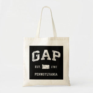 Bolsa Tote Gap Pennsylvania PA Vintage Athletic Sports Design