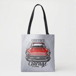 Bolsa Tote Garagem de Automóveis Clássicos Retroativos do NOM