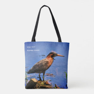 Bolsa Tote Garça-Verde (Butorides virescens)