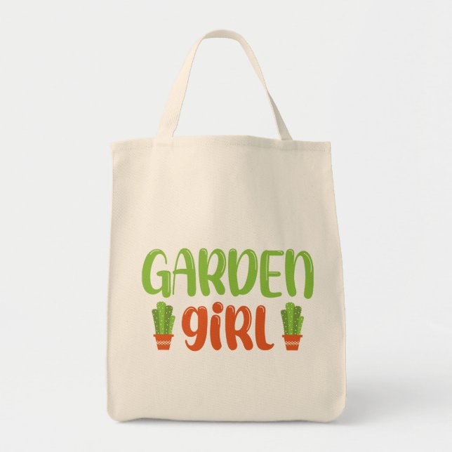 Bolsa Tote Garden Girl (Frente)