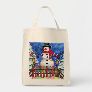 Bolsa Tote Garden Snowman