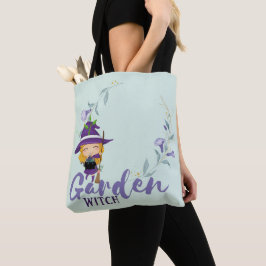 Bolsa Tote GARDEN WITCH - Personalizar com texto, ortografia,