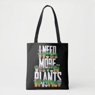 Bolsa Tote Gardening Potted I Precisa De Mais Plantas