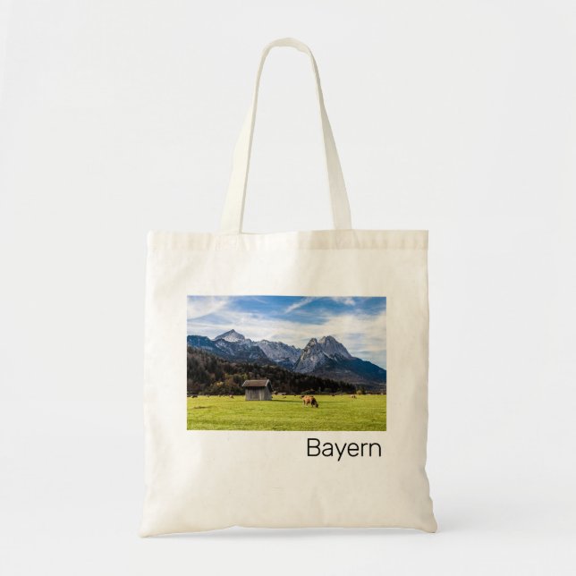 Bolsa Tote Garmisch Partenkirchen Alps Bavaria Alemanha (Frente)